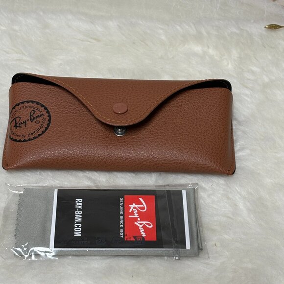 Ray-Ban Ray-Ban Brown Sunglasses Case and cleaning cloth New - Picture 1 of 3